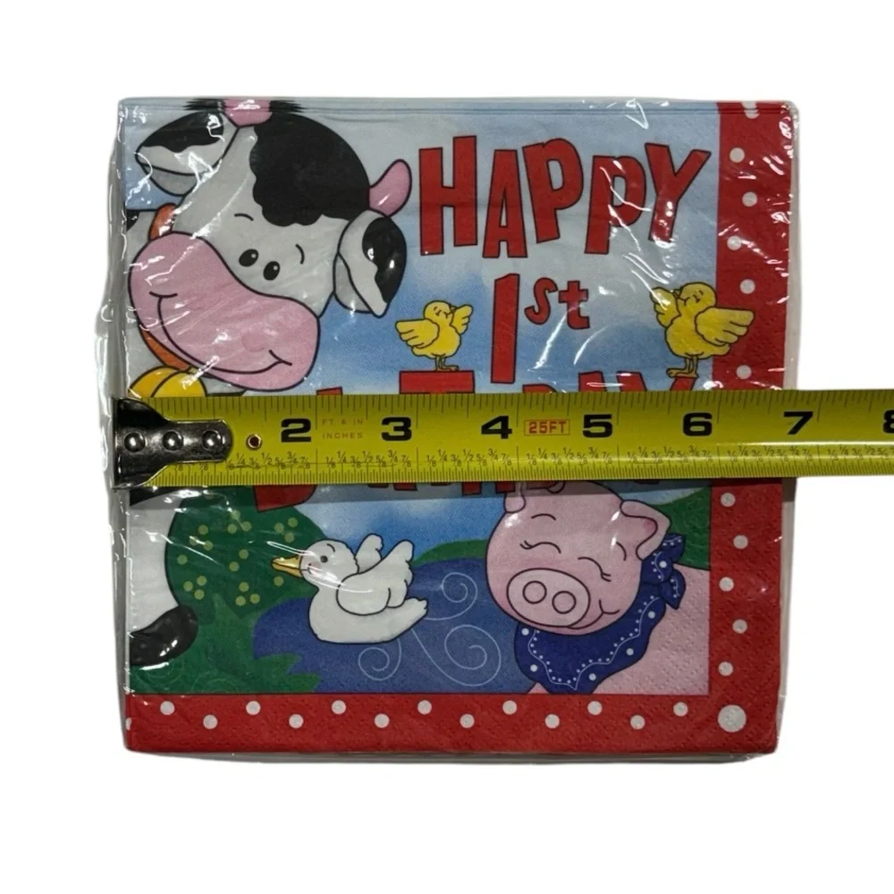 Unique brand pack of 2, 16 count napkins animal themed brand new in packaging!